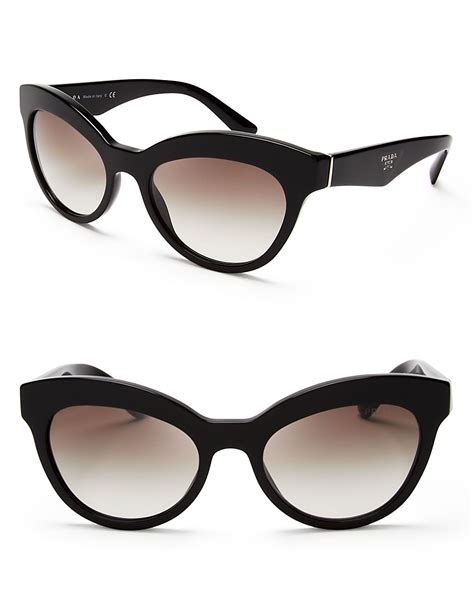 Prada 53mm Gradient Cat Eye Sunglasses 